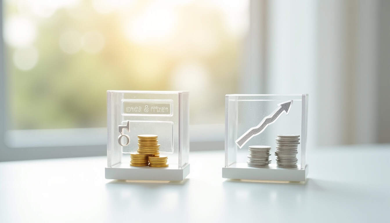 Diagramme comparatif des flux de capital entre fonds euros et unités de compte dans le contrat Multi Vie de Mutavie