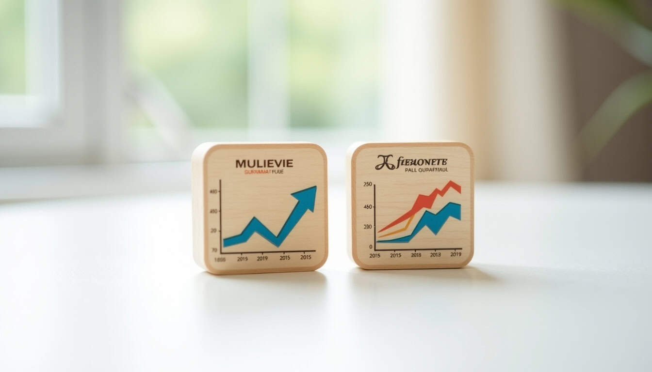 Graphique comparatif des rendements annuels du fonds euros Multi Vie et Jeewan Patrimoine de 2019 à 2025